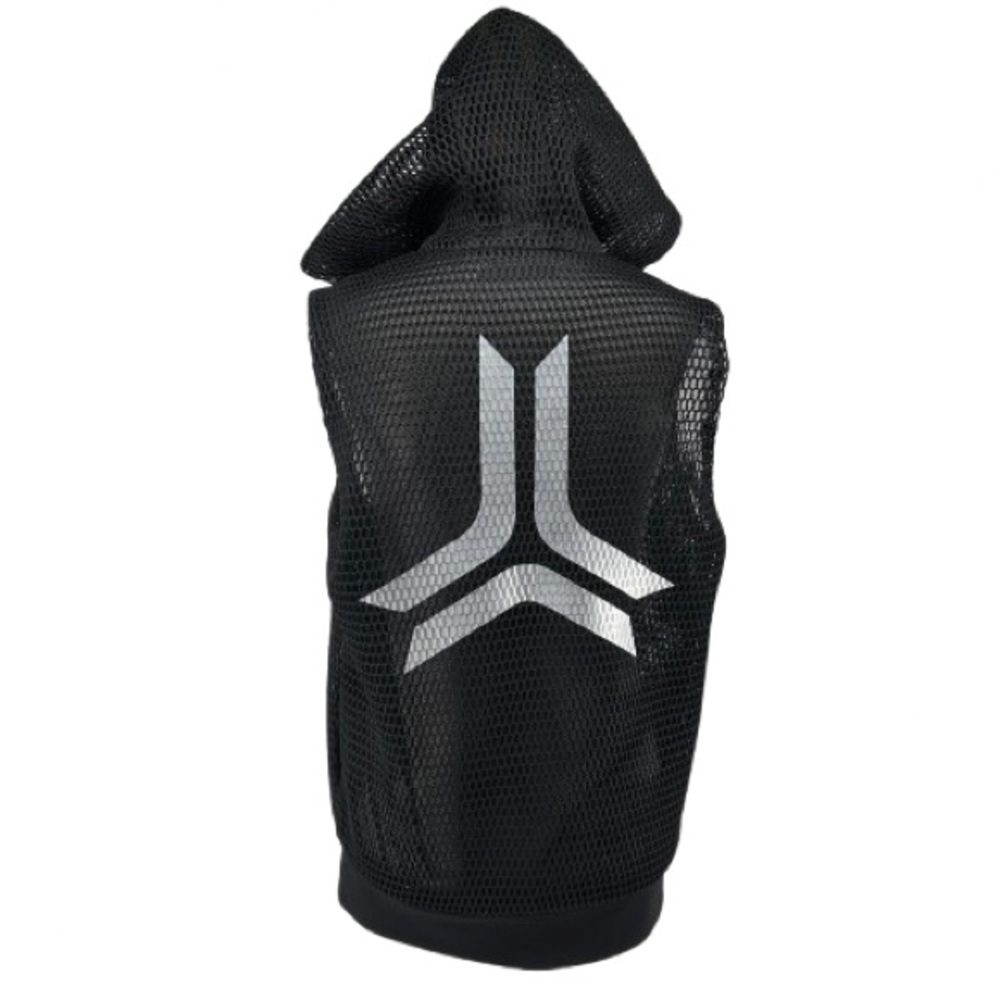 ultracor Zip Up All Over Mesh Logo Back Graphic Active Hooded Vest Size Medium - Picture 1 of 11